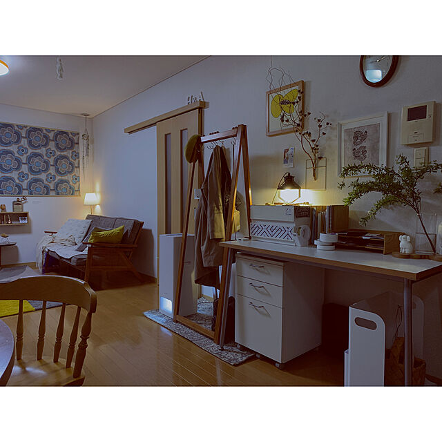 naojinの-玄関マット マット エントランスマット 室内 屋内 洗える 滑り止め ゴブランシェニール ノンスリップ ナチュラル 北欧 新生活 クライン / キルマ 70×120cmの家具・インテリア写真