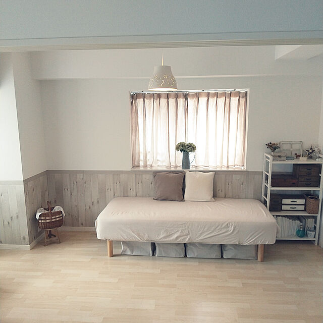 mari_mariの-アクセント壁紙 腰壁シート<約92×250cm>の家具・インテリア写真