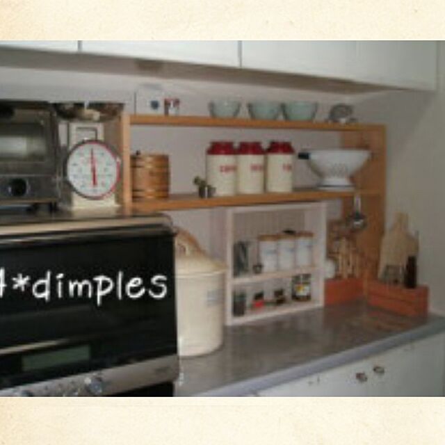 4dimplesの-DULTON / ダルトン アメリカン キッチン スケール（100061）【ブラック】の家具・インテリア写真