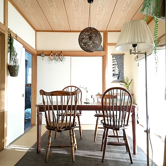 yumiのニトリ-いぐさチェアパッド(Q BR) の家具・インテリア写真