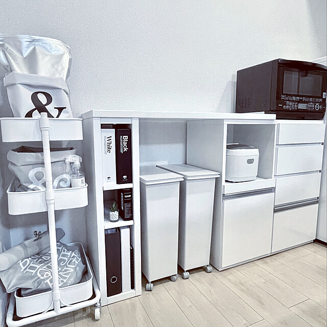 ERIKAの-《送料無料》たためる収納バッグ2個セット(グレー)の家具・インテリア写真