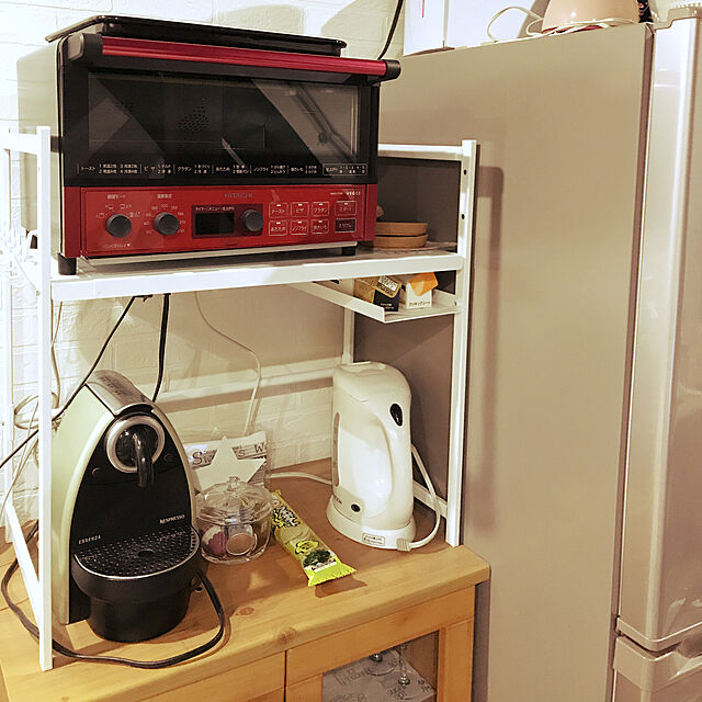 ucchiy110の日立グローバルライフソリューションズ-日立 コンベクション オーブントースター 1,300W 4枚焼き 遠赤ヒーター ノンフライ調理 HMO-F100 R レッドの家具・インテリア写真