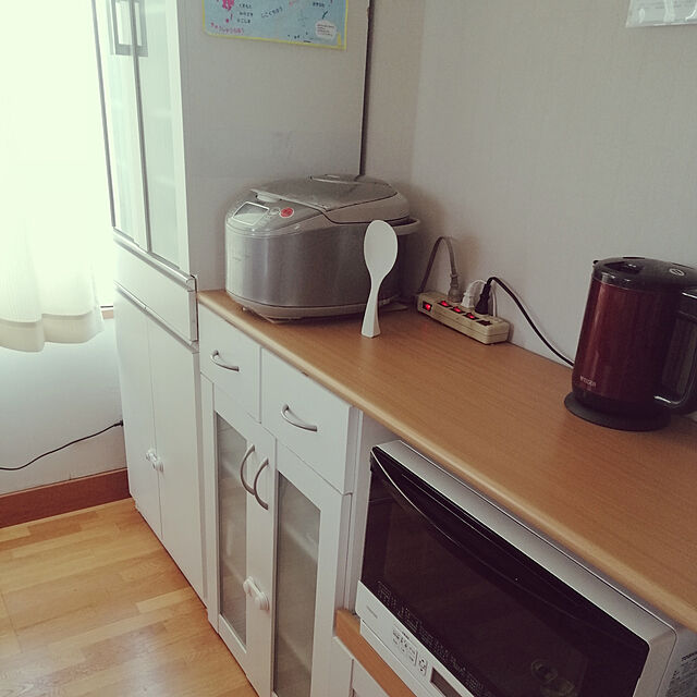 michiko.0627のニトリ-食器棚(フォルムN SK1860 WH) の家具・インテリア写真