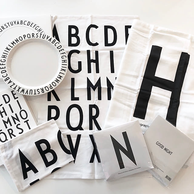 shilohyの-■デザインレターズ　Design Letters　Design Letters pillow case H ピローケース 枕カバー クッションカバー 日用品 北欧雑貨 60x50 cmの家具・インテリア写真