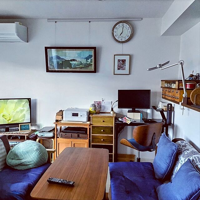 mi-saの-ソファパッド 2人掛け用 50x100cm 長座布団 ソファシートの家具・インテリア写真