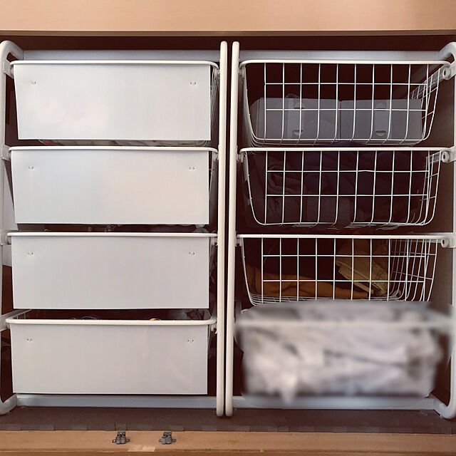 miki_kのイケア-イケア ALGOT - ワイヤーバスケット, ホワイト - 38x60x14 cm【502.224.52】IKEA通販の家具・インテリア写真