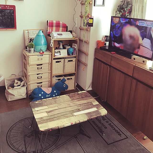 donchanのニトリ-ジャガード織り ウレタンラグ(バイシクル 130X185) の家具・インテリア写真