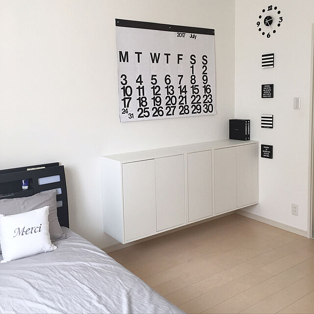 moe9646のイケア-【あす楽】IKEA イケア キャビネット 扉2 棚板1付き ホワイト 白 70x35x70cm b80333953 EKET エーケト インテリア 収納家具 おしゃれ シンプル 北欧 かわいいの家具・インテリア写真