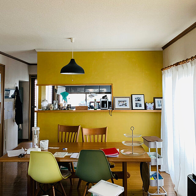 ayamemberのニトリ-遮像・採光156サイズレースカーテン Nナチュレ(WV 100×213×2) の家具・インテリア写真