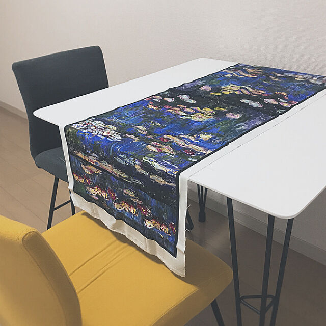 shi_doiのニトリ-ダイニングテーブル (Nクーボ70 WH) の家具・インテリア写真