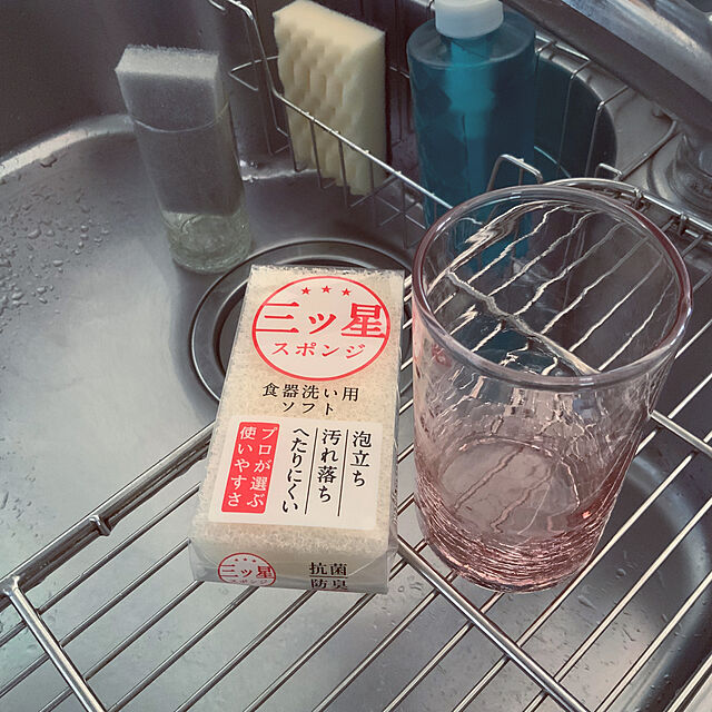 chiiyanの-ワイズ ASSO 三ツ星スポンジ 食器洗い用 ソフト ホワイト AS-018の家具・インテリア写真