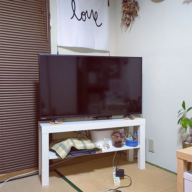 kayoの-北欧デザイン バイカラーテレビボード（ナチュラルホワイト）テレビ台 シンプルデザインの家具・インテリア写真