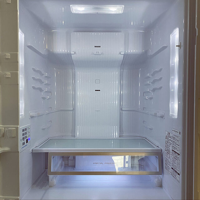 yuuuuuunの-基本設置無料 東京23区近郊限定配送 パナソニック 500L パーシャル搭載冷蔵庫 NR-F506HPX-W フレンチドア アルベロホワイトの家具・インテリア写真