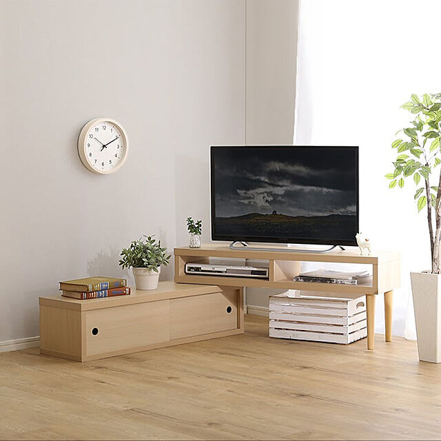 TKSK_の-【完成品】シンプルな伸縮式テレビ台 引き戸タイプの家具・インテリア写真