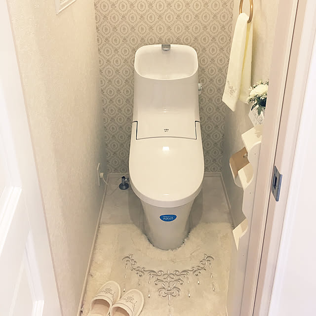 coffeeusagiの-NYNAS　 シャンティ トイレマット 70×70 　ニーナス 足元マット ブランドの家具・インテリア写真