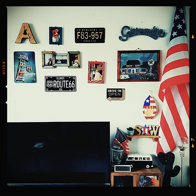 SouthWestの-星条旗　ナイロンフラッグ　（3×5）の家具・インテリア写真