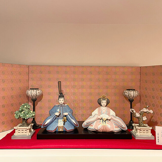 chiiiiiyanの-雛人形 おしゃれ リヤドロ LLADRO ひな人形 創立60周年記念モデル 親王飾り おしゃれの家具・インテリア写真