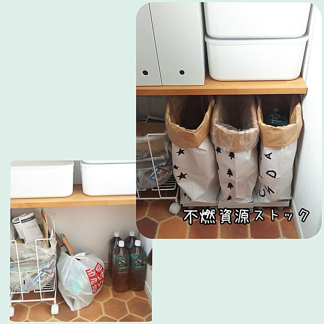 s.houseの-ペーパーバッグ　北欧風　日本の米袋屋さんが作った　収納　インテリア　米袋 （ 収納バッグ 北欧 日本製 収納袋 北欧風ペーパーバッグ ランドリーバッグ おもちゃ入れ 紙袋 撥水加工 ）【39ショップ】の家具・インテリア写真