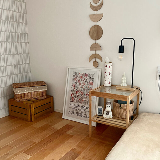 ha_ru76の-国産材・木製パレット4枚セット・シングル/パレットベッド/日本製 木曽産椹 天然木 送料無料 (※6枚でダブル、8枚でキングサイズになります）の家具・インテリア写真