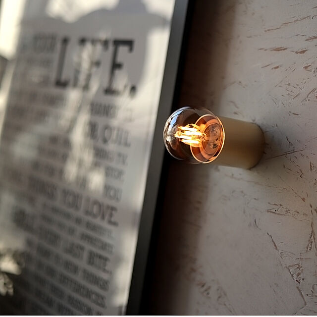 lifeis...のエジソンバルブLED-エジソンバルブ LED電球 E26 ミニGLOBE 調光器対応の家具・インテリア写真