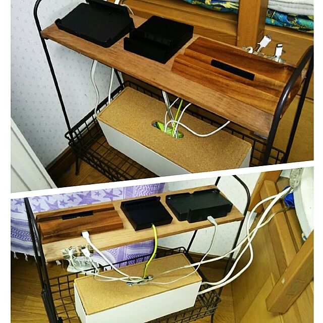 yuzuzusoccerのイケア-【IKEA】イケア通販【KVISSLE】ケーブルマネジメントボックスの家具・インテリア写真