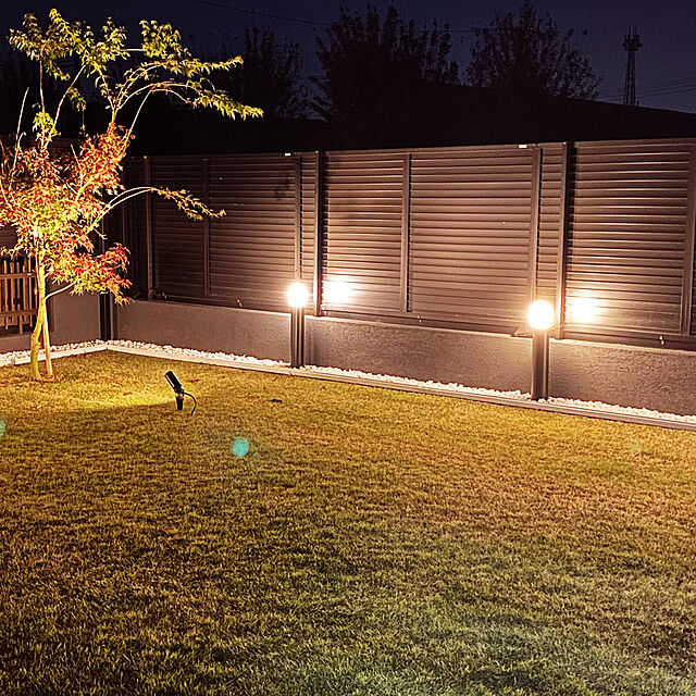 pamyureの-PANASONIC LGW45021BK オフブラック [ LEDスポットライト・ガーデンライト(電球色) ]の家具・インテリア写真