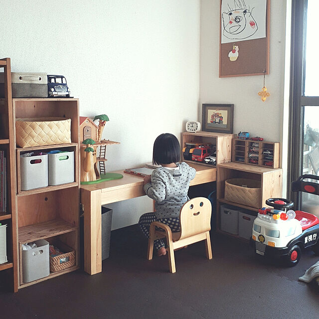 fumiyo.01の-ヤトミ キコリの小イス【ナチュラル】木製ローチェアー(mw-kk)の家具・インテリア写真