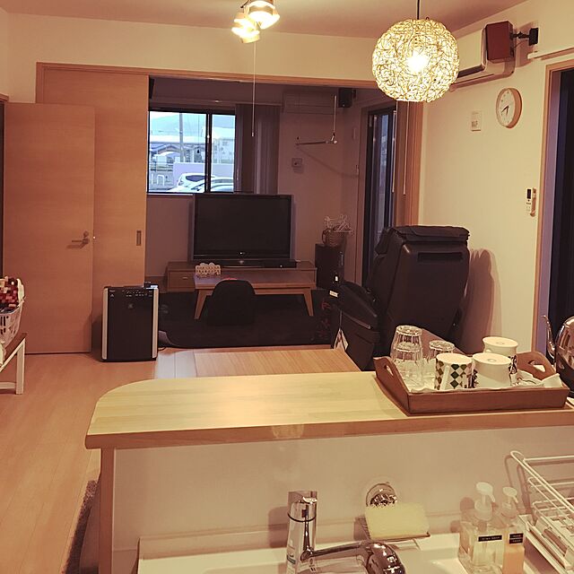 Yukiの日立グローバルライフソリューションズ-EP-JV700-XH 日立 PM2.5対応加湿空気清浄機 ステンレス・クリーン クリエア 24畳 スモークグレーの家具・インテリア写真