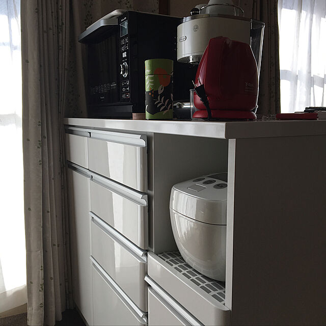 kaorinのニトリ-キッチンカウンター(プティ 120CT WH) の家具・インテリア写真