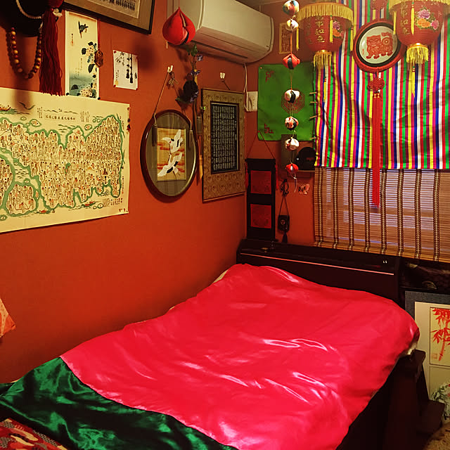 takakuzenの-韓国座布団古典柄刺繍座布団カバー グリーン 中身綿有りの家具・インテリア写真