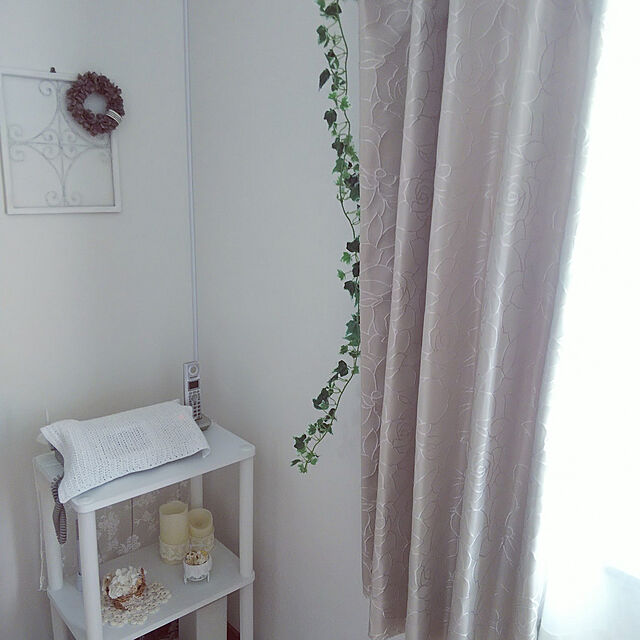 a.roseのニトリ-裏地付き遮光2級・遮熱カーテン(ロペ ベージュ 100X110X2) の家具・インテリア写真
