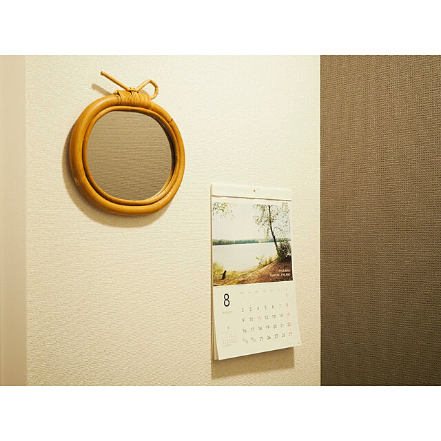 shioriの-【公式】ユグラ アップルミラー (JUGLAS)500WORKS.ラタン家具 壁掛ミラー 鏡 ミラー おしゃれ 北欧 Creer/クレエの家具・インテリア写真