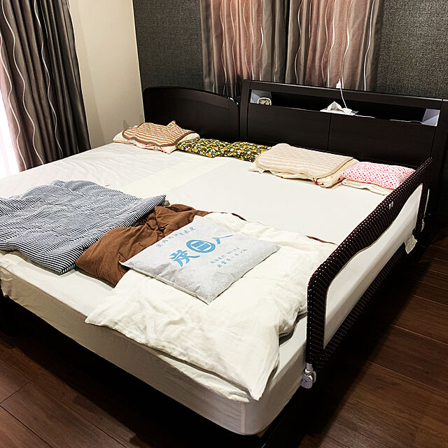 habuの-ベッドフェンス 1.2.3(1個)【日本育児】[ベビーベッド 布団 寝具]の家具・インテリア写真