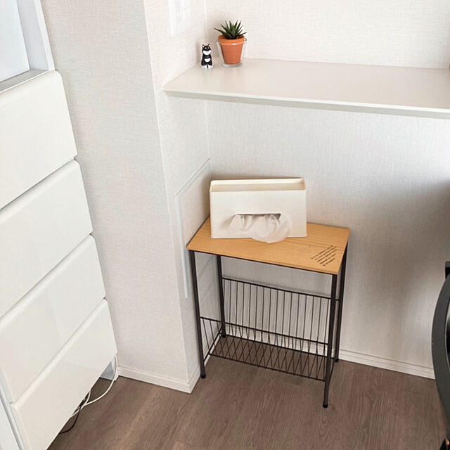 nerikoの東谷-サイドテーブル W40×D20×H50 アイボリーの家具・インテリア写真