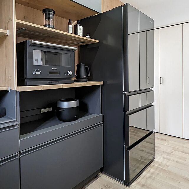 wakagimi3のパナソニック-パナソニック 冷蔵庫 幅68.5cm 550L NR-F559WPX-X オニキスミラー ナノイーX AIエコナビの家具・インテリア写真