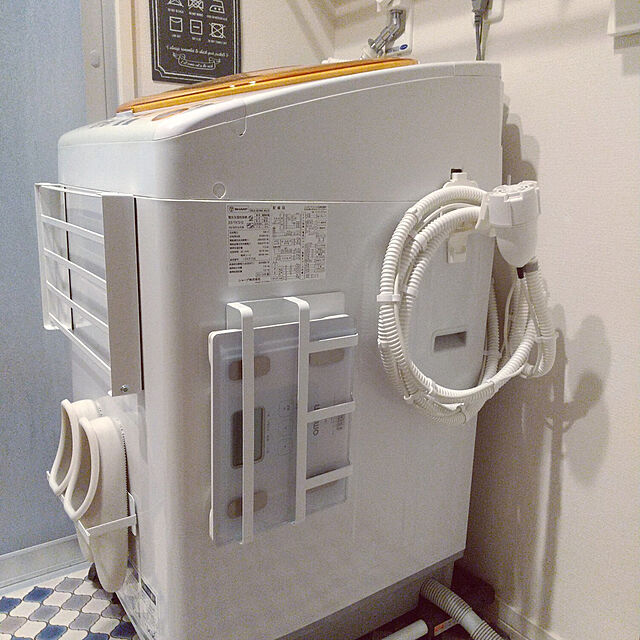 ayupoohの山崎実業-冷蔵庫 収納グッズ タワー マグネット 冷蔵庫サイドレシピラック ホワイト 壁掛けの家具・インテリア写真