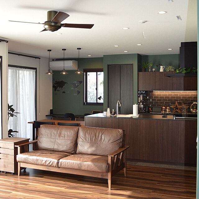yuri-nの-3P 厚皮カバーリングソファー　グリルの家具・インテリア写真