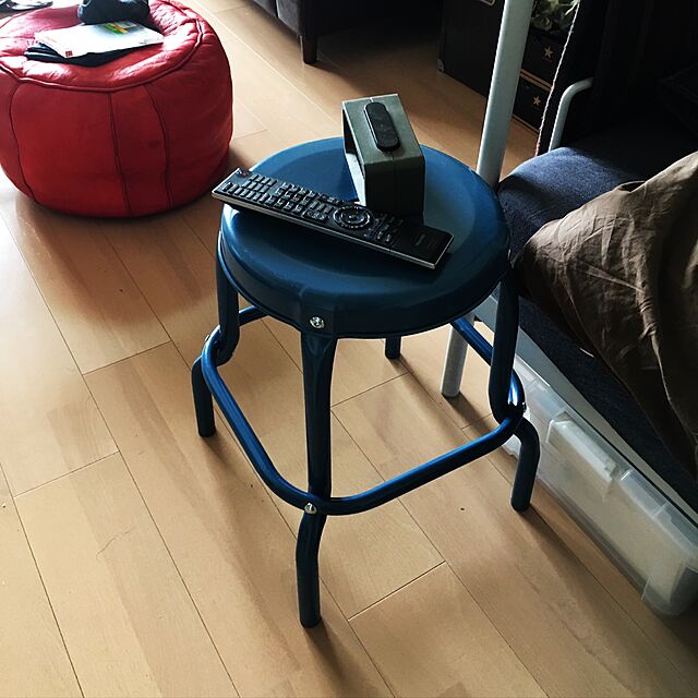 yukiのイケア-IKEA/イケア　RASKOG　スツール　椅子　チェア　ブルーの家具・インテリア写真