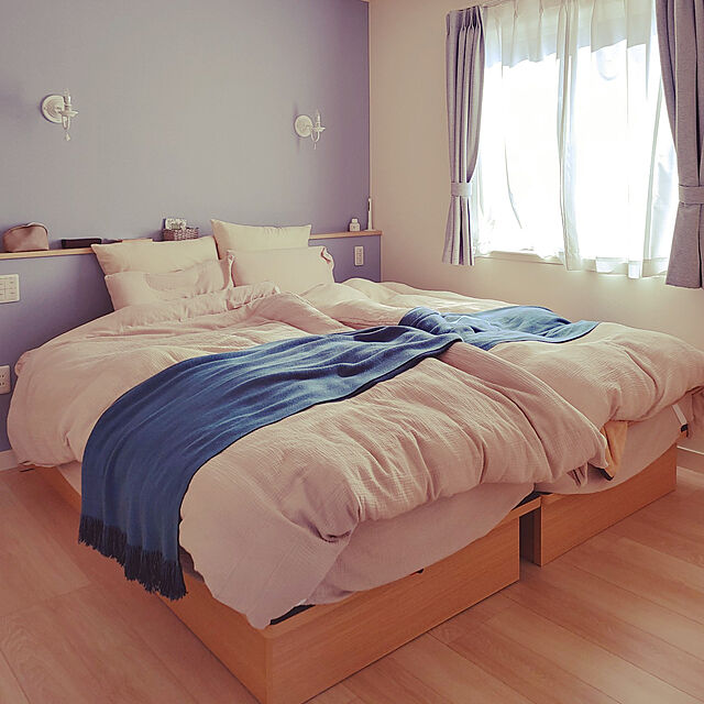 kabekazariのニトリ-シングルベッドフレーム(OPグランHL NA 235 タテ) の家具・インテリア写真