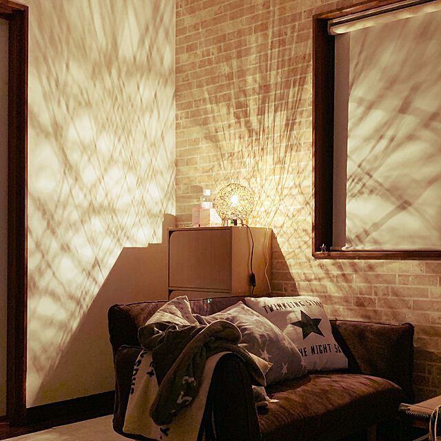 Yukkeのニトリ-カラーボックス Nカラボ 3段扉付き(ライトブラウン) の家具・インテリア写真