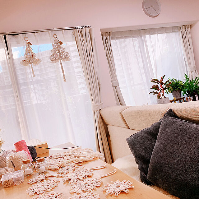 Tenの-マクラメ編み クリスマスツリー（ビーズ）の家具・インテリア写真
