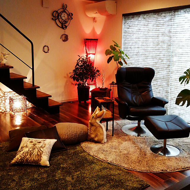 zenoのニトリ-クッションカバー(フクロウ T) の家具・インテリア写真