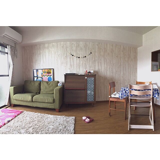 sgmtの-marimekko生地　KESATORI 　新色　ブルー  1巾140cm×50cmのカット販売の家具・インテリア写真