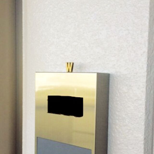 mayumoの-真鍮 レター ナンバー 大文字 ゴールド 23mm S T U V W X ネコポス メール便の家具・インテリア写真