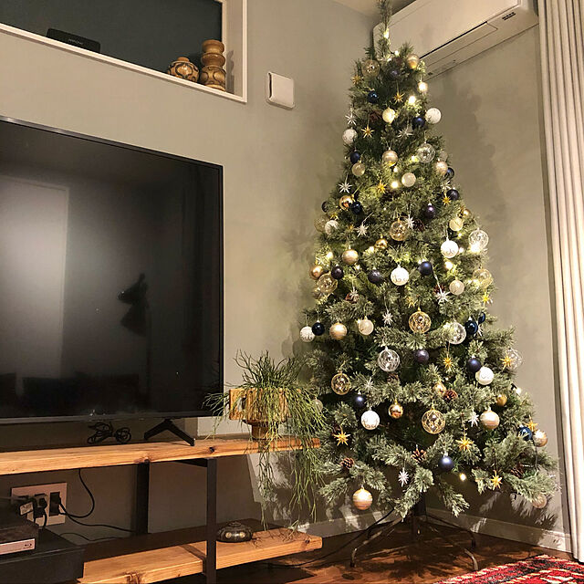 人気ブランドの クリスマスツリー 240cm 北欧 おしゃれ LED ウッドベースツリー ベツレヘムセット飾り