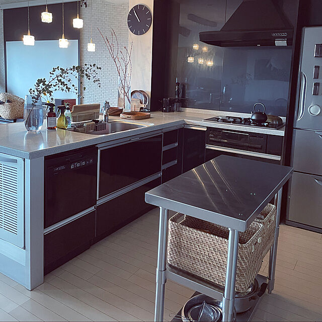 mofzeniの-ステンレス 作業台 3段タイプ 業務用 調理台 900×450×800 板厚1.2mmモデル 90 作業台ステンレス 作業台業務用 作業台厨房 作業台の家具・インテリア写真