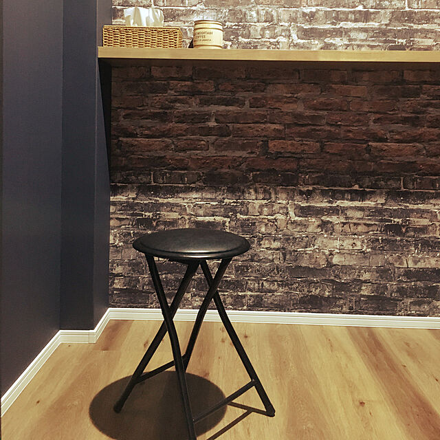 aruruの-折りたたみスツール　FS−003−BK パイプイス パイプ椅子 ミーティングチェア パイプチェア パイプ椅子 コーナン 折りたたみ コンパクトの家具・インテリア写真