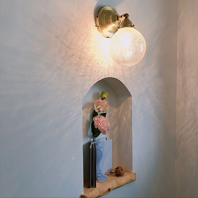 batyaの-E17可動式ブラケットブラス 壁付け照明 壁付けランプ 照明 ブラケット 灯具 LED 白熱球 アクシス 真鍮 可動式 ポタフルールの家具・インテリア写真