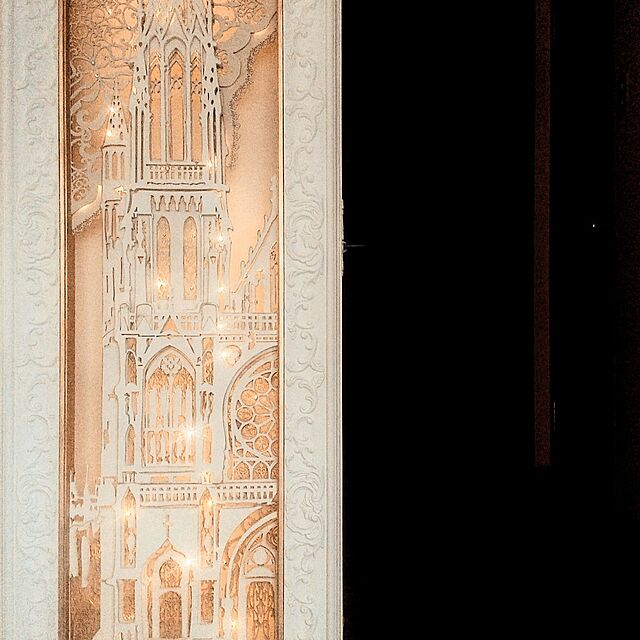 Kigiのアトリエきぎ-むにゅむにゅ ムニュムニュ  ピーター＆ポール大聖堂 パネル 絵画 LED ライト シャビー の家具・インテリア写真