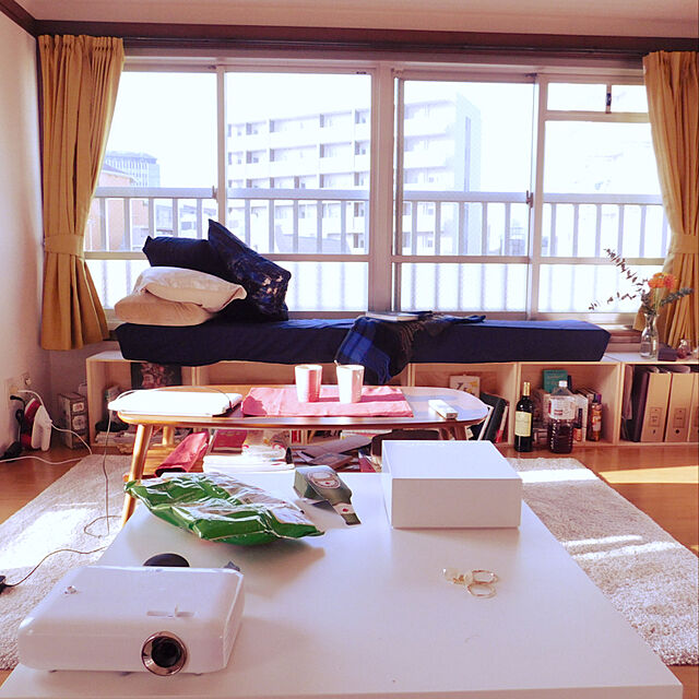 chocspq0v0のイケア-クッションカバー 50cm×50cm SANELA ダークブルー 403.436.47 IKEA イケアの家具・インテリア写真